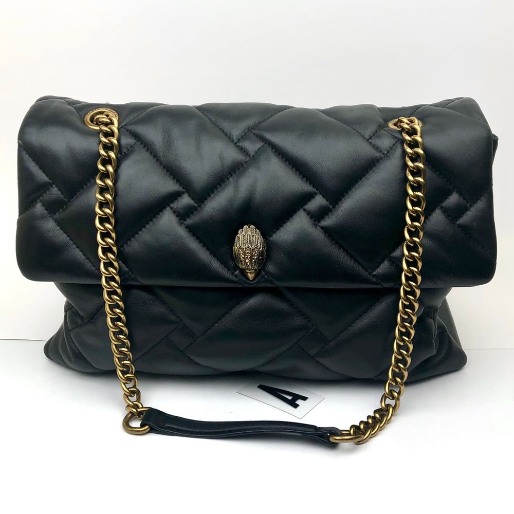 KURT GEIGER LONDON XXL Kensington Soft Quilted Leather Shoulder Bag